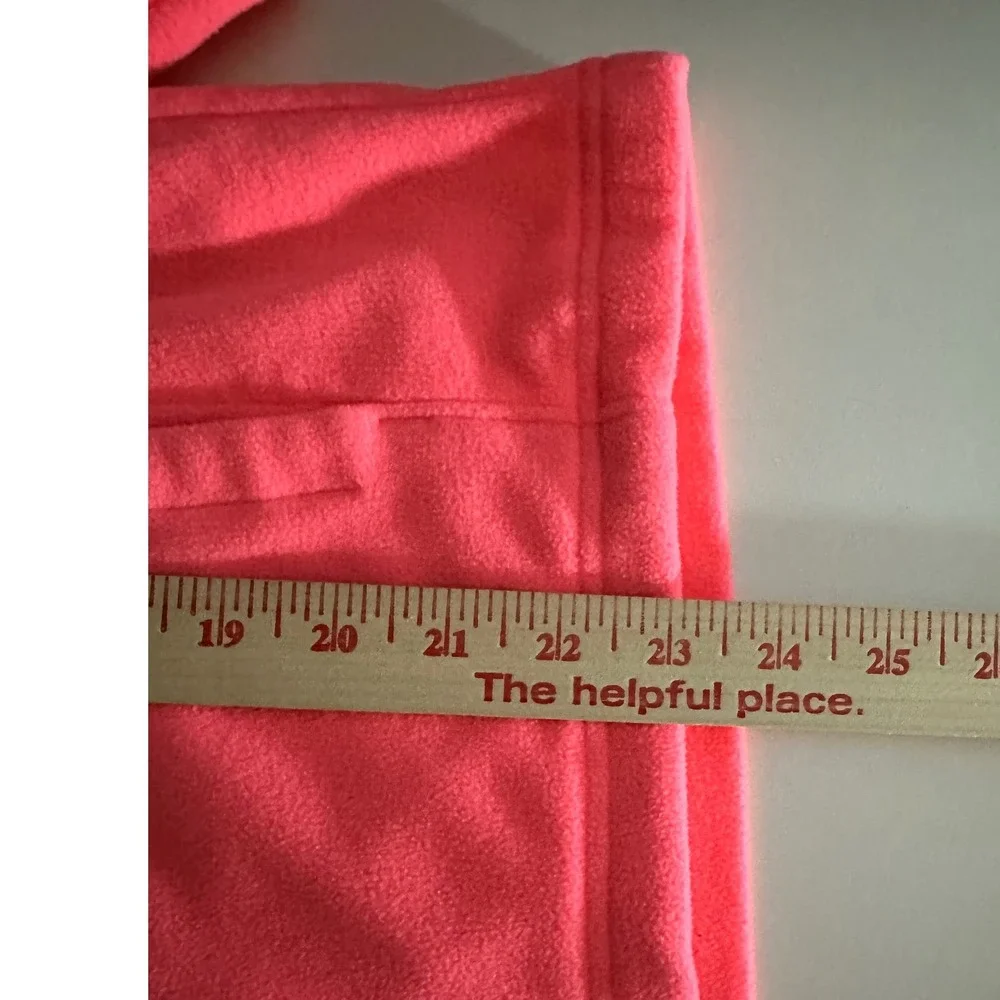 The North Face Girls Fleece Full Zip Jacket Youth Sz XL 18‎ Pink Gray Outerwear